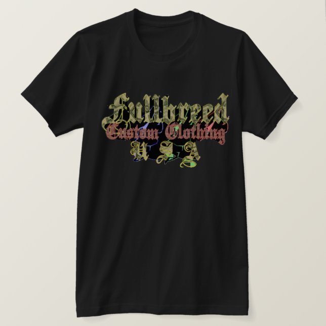 Camiseta del personalizado de Fullbreed (Anverso del diseño)