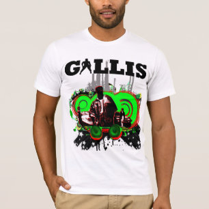 Camiseta del personalizado de GALLIS