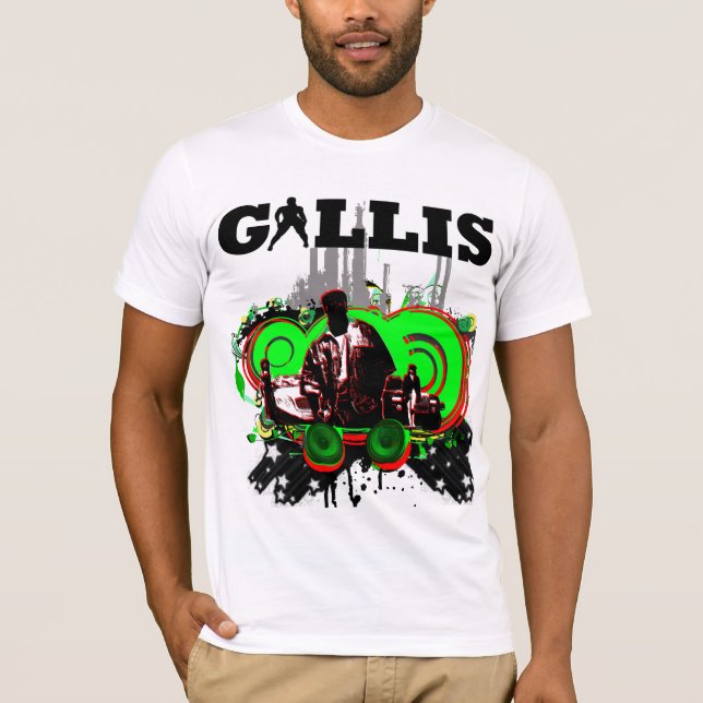 Camiseta del personalizado de GALLIS (Anverso)