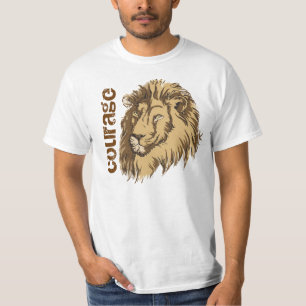 Camiseta del personalizado de la cabeza del león V