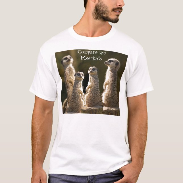 Camiseta del personalizado de Meerkats (Anverso)