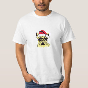 Camiseta del Personalizado de Navidades de Bulldog