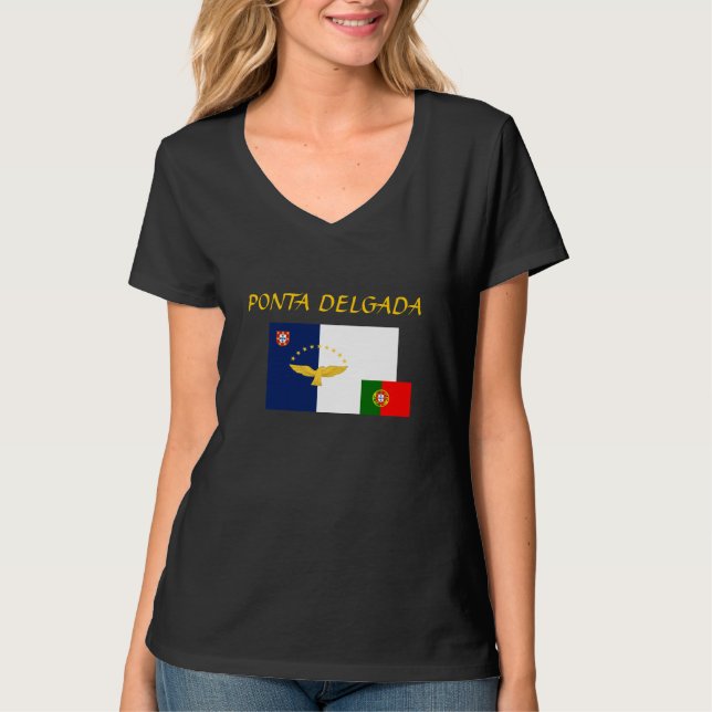 Camiseta del personalizado de Ponta Delgada* (Anverso)