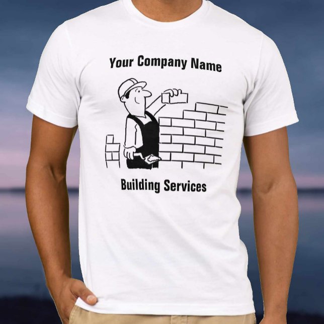 Camiseta del Personalizado de servicios de constru (Subido por el creador)