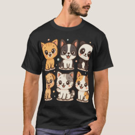 Camiseta del Personalizado del Cuadrado de Animale