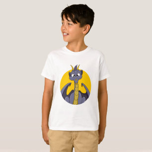 Camiseta del personalizado del dragón morado