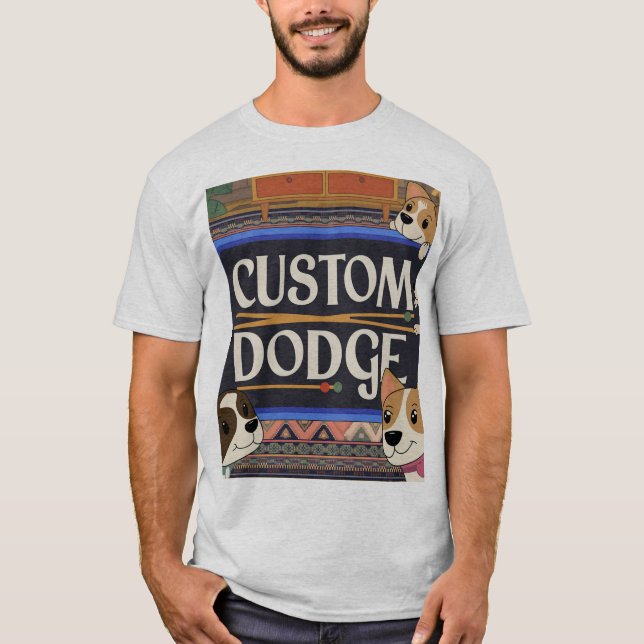 Camiseta del personalizado Doge Meme (Anverso)