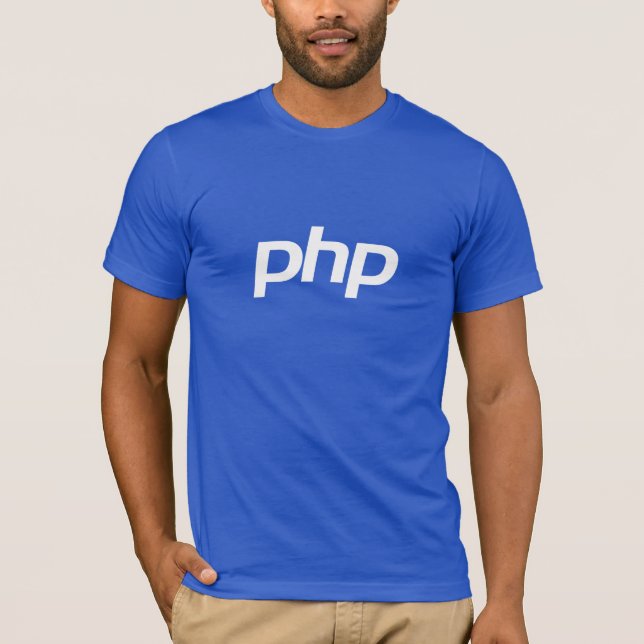 Camiseta del PHP (azul) (Anverso)
