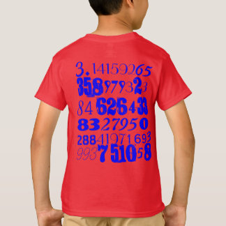 Camiseta del pi de los niños (Etiqueta-menos)