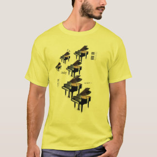 Camiseta del piano