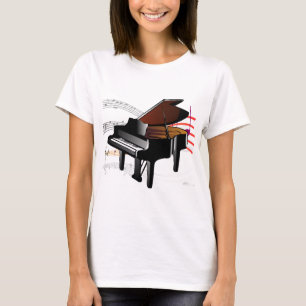 Camiseta del piano