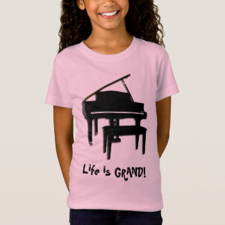 Camiseta del piano de cola