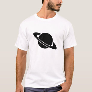 Camiseta del pictograma de Saturn
