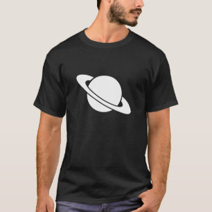 Camiseta del pictograma de Saturn