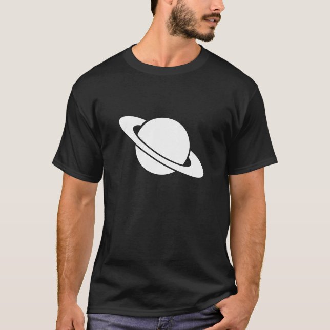 Camiseta del pictograma de Saturn (Anverso)