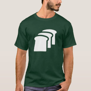 Camiseta del pictograma del pan