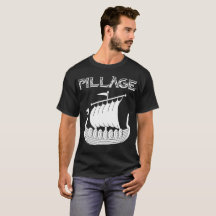 Camiseta del pillaje de Viking Longship