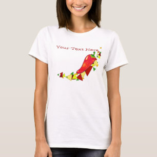 Camiseta del pimiento picante