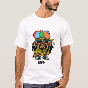 camiseta del pimpin del rasta