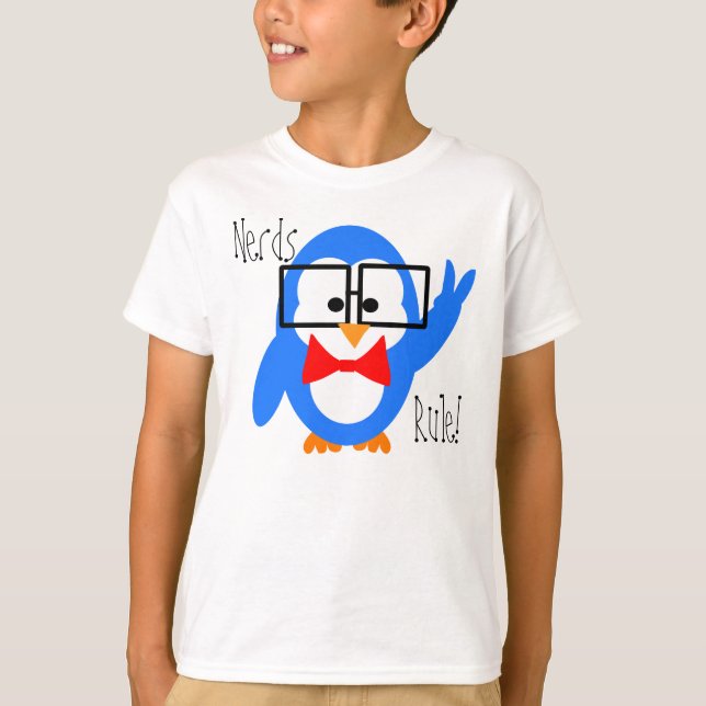 Camiseta del pingüino de la regla de los (Anverso)