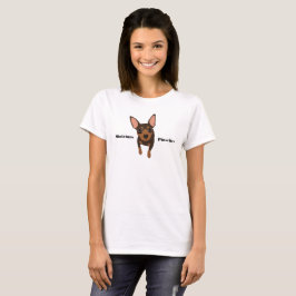 Camiseta del Pinscher miniatura del Pin del minuto