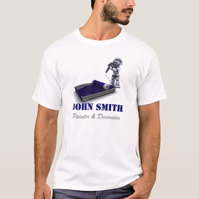 Camiseta del pintor y del decorador (Anverso)