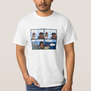 Camiseta del pirata de la gramática