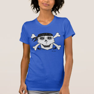 Camiseta del pirata del cráneo