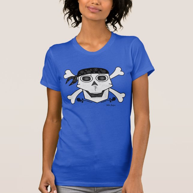 Camiseta del pirata del cráneo (Anverso)