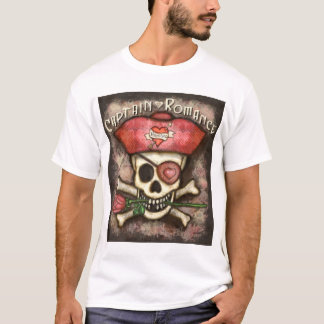 Camiseta del pirata del el día de San Valentín de