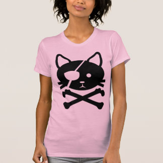 Camiseta del pirata del gato