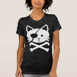 Camiseta del pirata del gato
