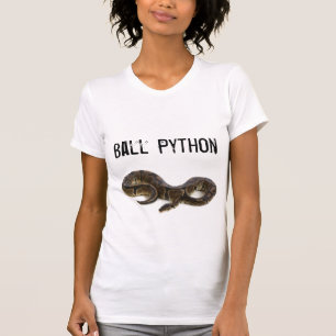 Camiseta del pitón de la bola