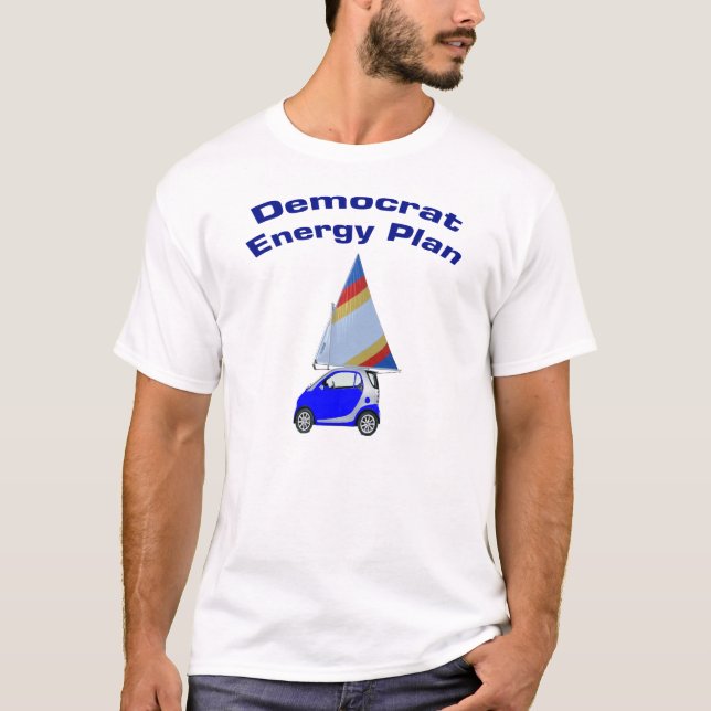 Camiseta del plan de la energía de Demócrata (Anverso)