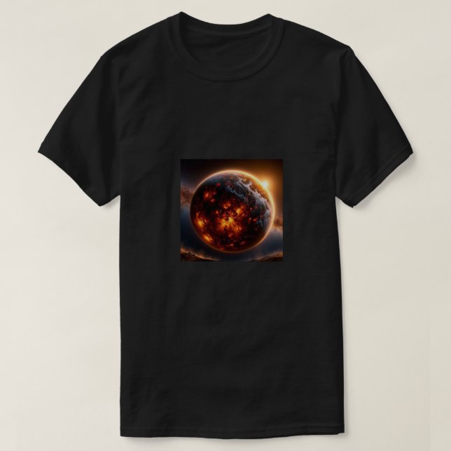 camiseta del planeta (Diseño del anverso)