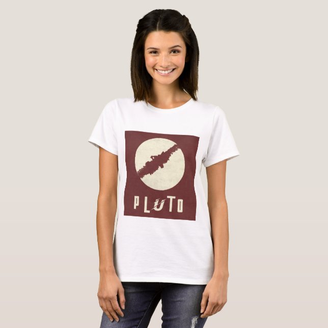 Camiseta del Planeta Plutón (Anverso completo)