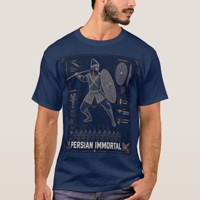 Camiseta del plano del inmortal persa (Anverso)