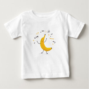 Camiseta del plátano del bebé del verano