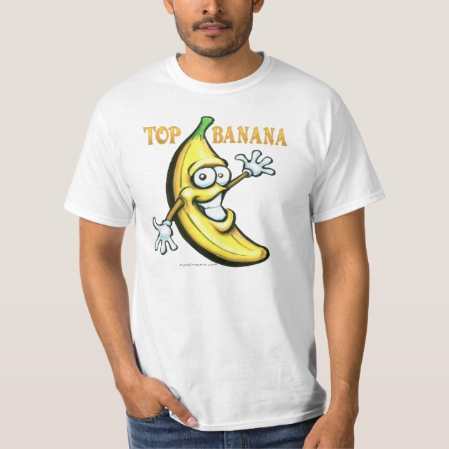 Camiseta del plátano superior (Anverso)