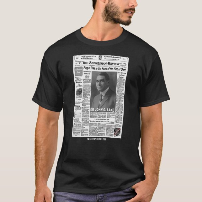 Camiseta del poder de curación de John G. Lake (Anverso)