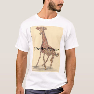 Camiseta del poder de la jirafa