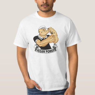 Camiseta del poder del vegano