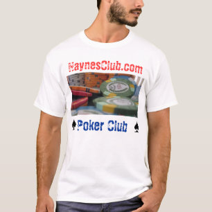 Camiseta del póker del club de Haynes