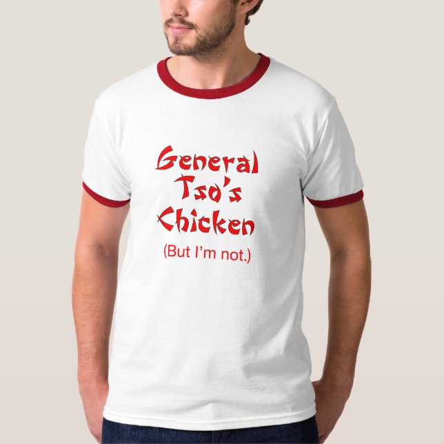 Camiseta del pollo de la TSO general (Anverso)