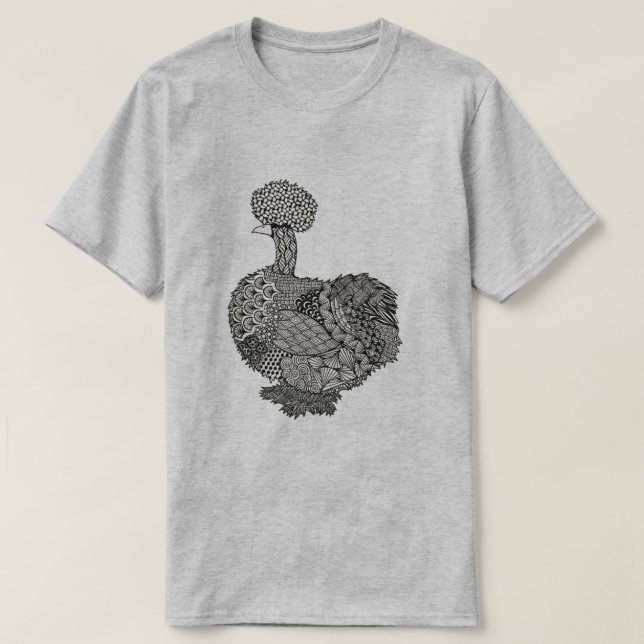 camiseta del pollo del corista del silkie (Diseño del anverso)