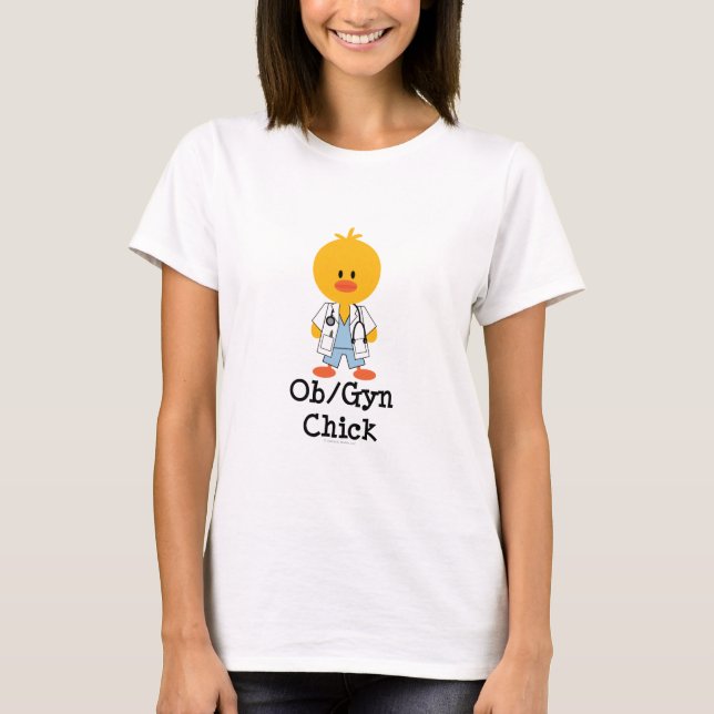 Camiseta del polluelo de OB/GYN (Anverso)