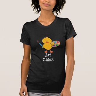 Camiseta del polluelo del arte