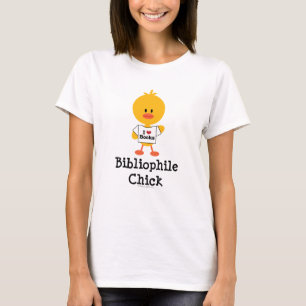 Camiseta del polluelo del bibliófilo