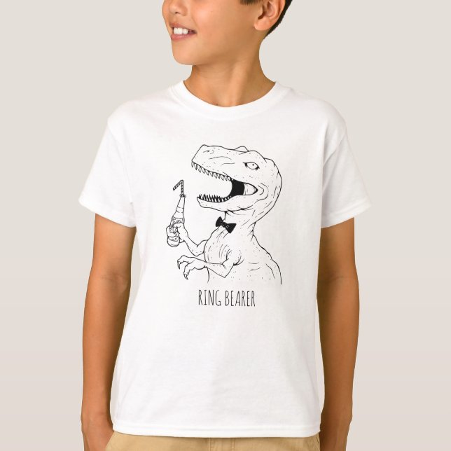 Camiseta del portador del anillo de dinosaurios (Anverso)