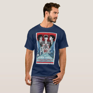 Camiseta del poster de la comida campestre